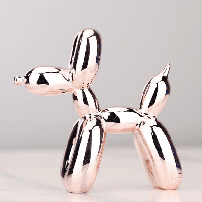 ElectraArt | Stylish Modern Electroplated Balloon Dog Sculpture for Home Décor 6