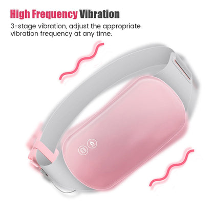 Cordless Electric Heating Pad for Cramps with Graphene Technology & Vibration Therapy-5