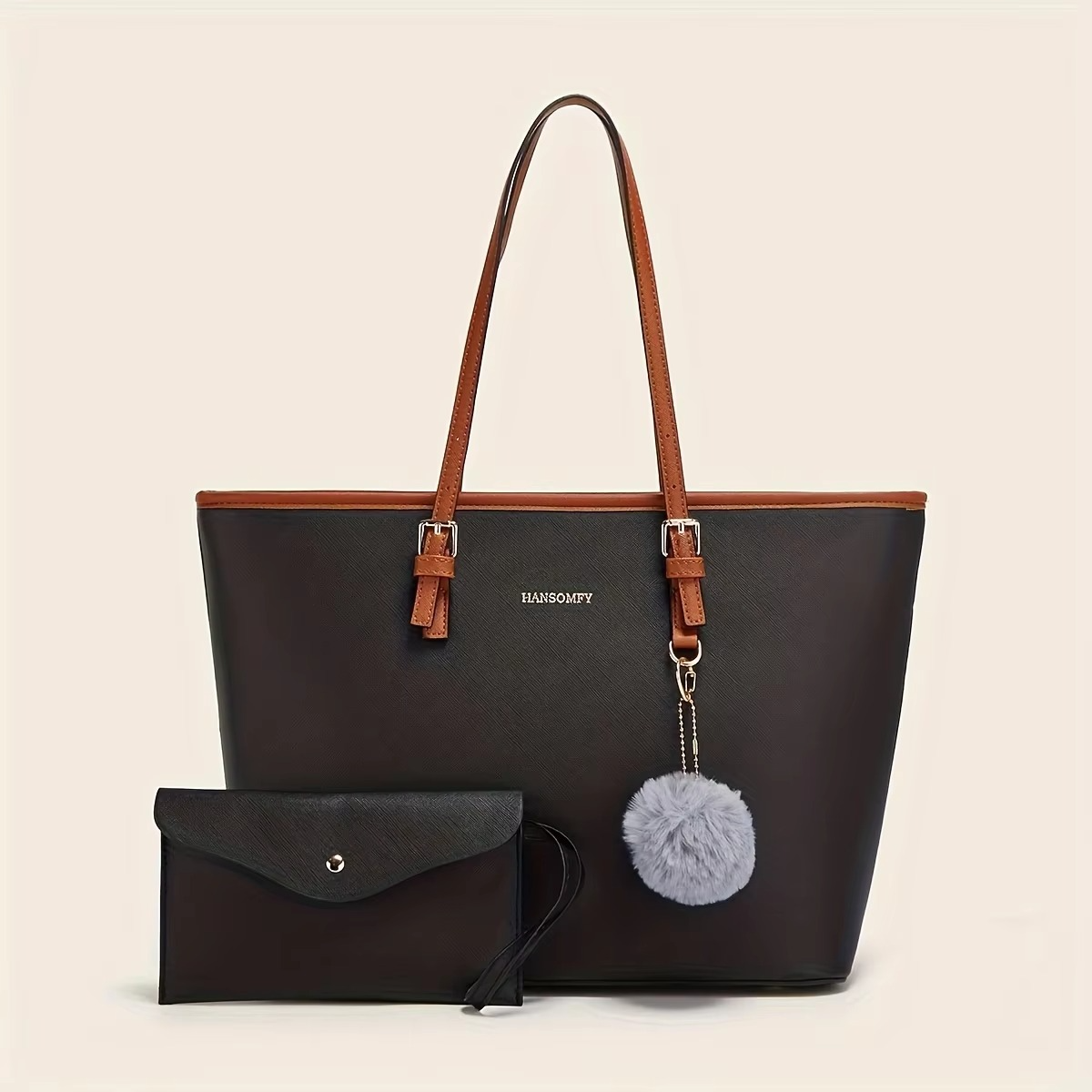 Elegant Black Shoulder Bag for Women – Embossed Leather Design for Everyday Use 1