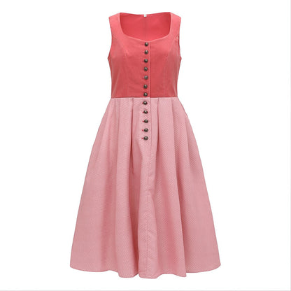 Elegant dirndl dress with apron – Oktoberfest | Traditional costume dress for a stylish appearance 3