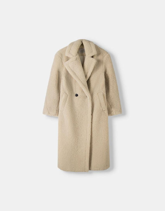 Elena | Cozy Oversized Faux Fur Winter Coat with Lapel for Women 0
