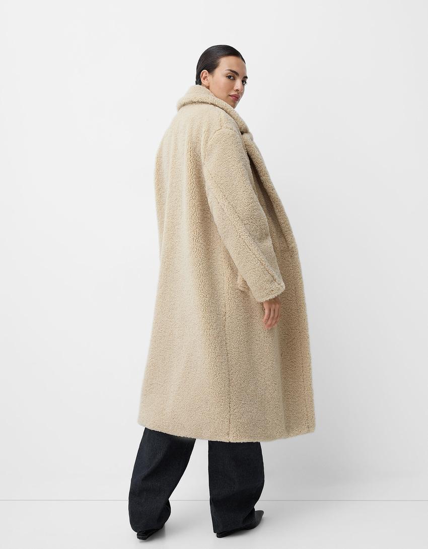 Elena | Cozy Oversized Faux Fur Winter Coat with Lapel for Women 3