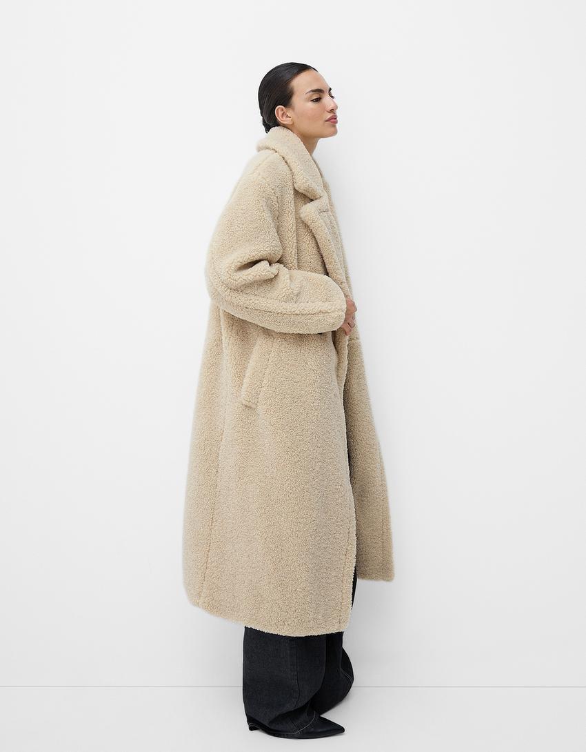 Elena | Cozy Oversized Faux Fur Winter Coat with Lapel for Women 5