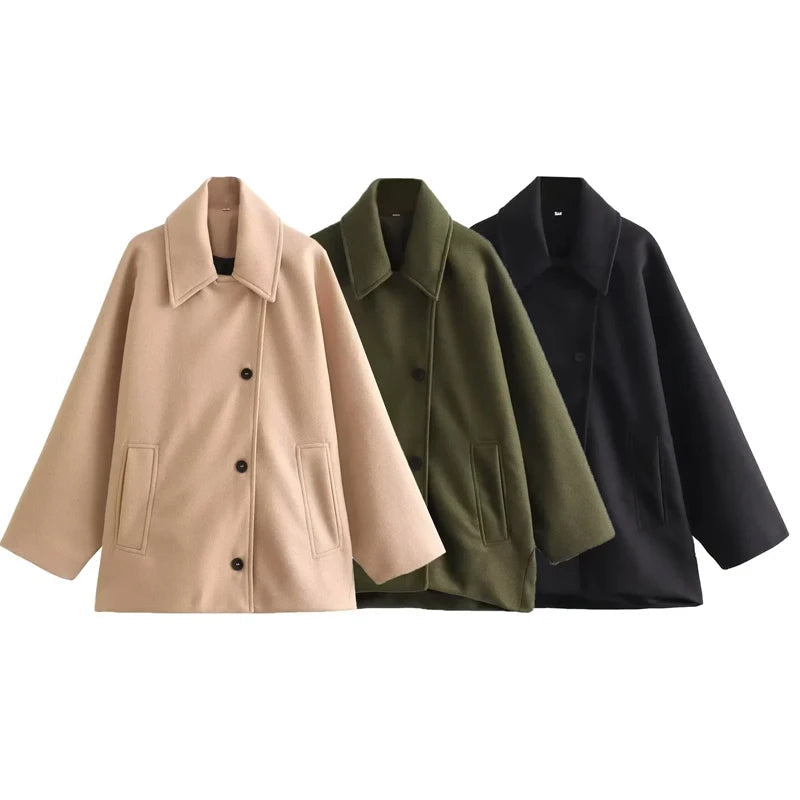 Elena | Stylish Oversized Winter Coat with Long Sleeves for Women 5