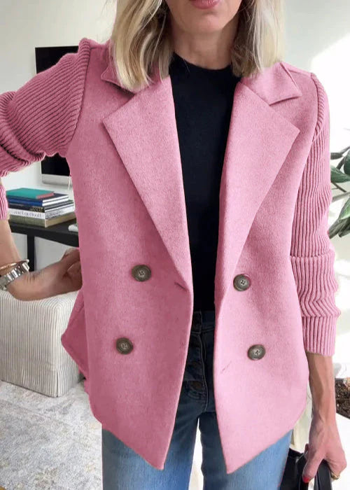 Elena | Stylish Tailored Double-Breasted Winter Coat for Women 0