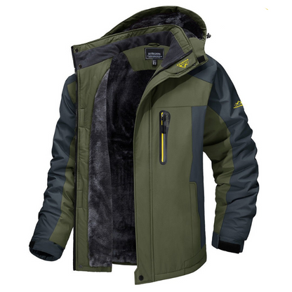 ElysianShield | Warm Heavy-Duty Waterproof Men's Winter Parka for Cold Weather 0