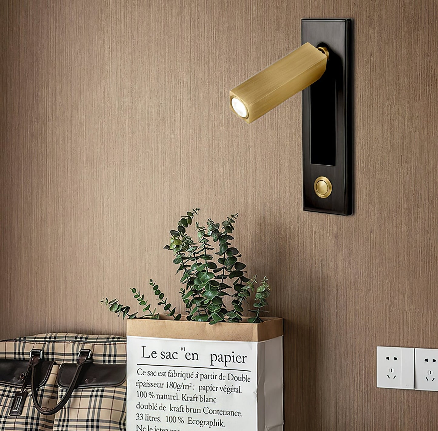 GlowNest – Inbuilt Wall Lamp for Sleep