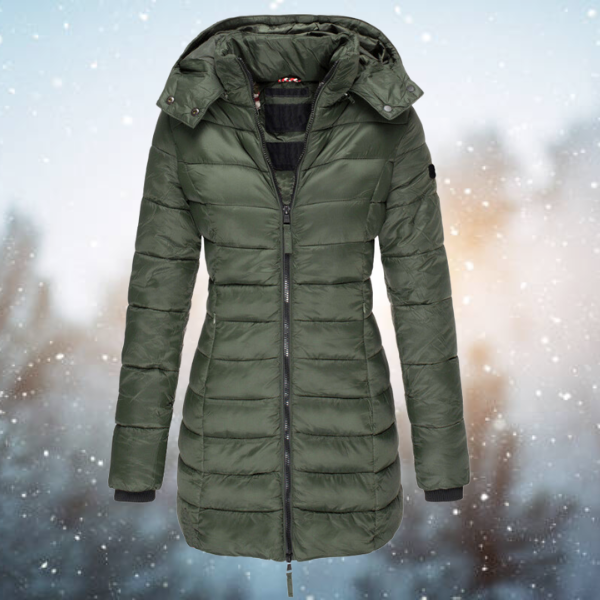 Emily | Cozy Black Puffer Jacket for Women 2