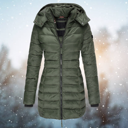 Emily | Cozy Black Puffer Jacket for Women 2