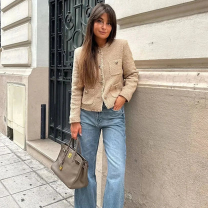 Emily | Elegant Stylish Cropped Jacket 1