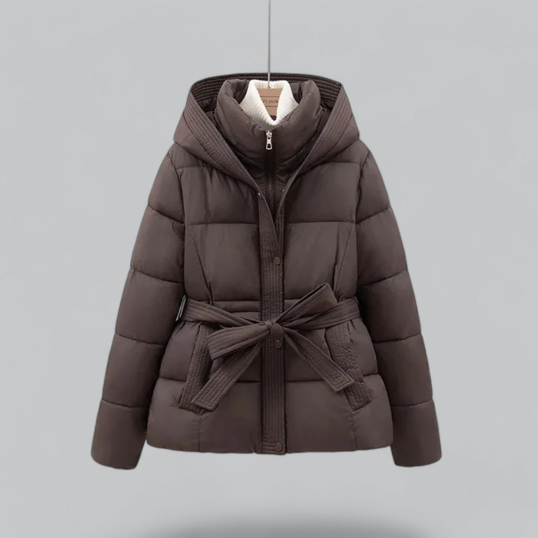 Emily | Stylish Black Insulated Puffer Jacket 1