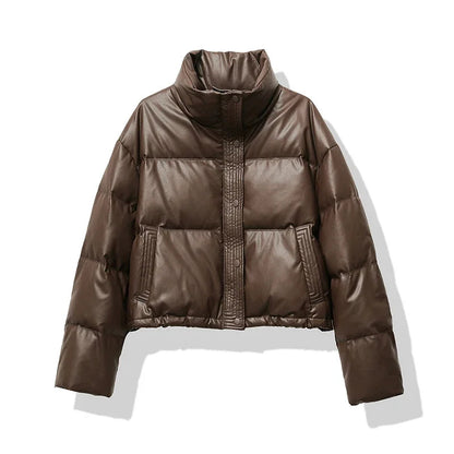 Emily | Stylish Cozy Black Puffer Jacket for Women 0