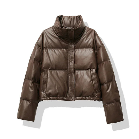 Emily | Stylish Cozy Black Puffer Jacket for Women 0