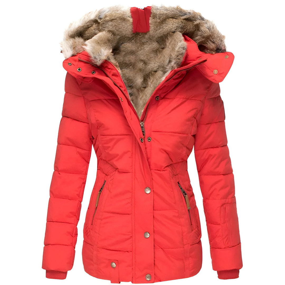 Emily | Stylish Warm Black Puffer Jacket 1