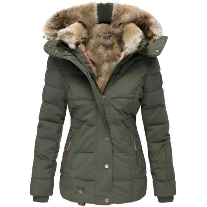 Emily | Stylish Warm Black Puffer Jacket 2
