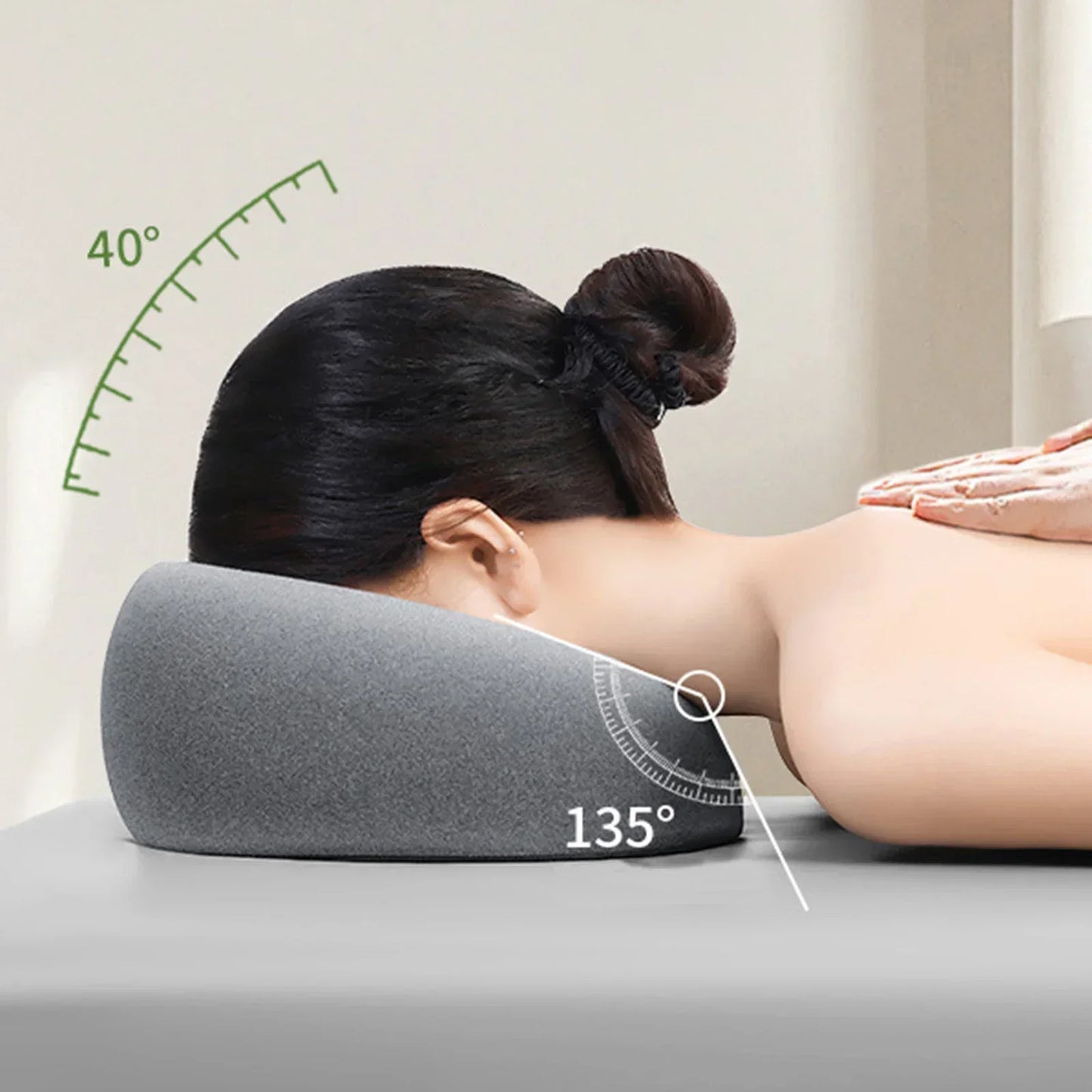 ContourRest - Ergonomic Memory Foam Pillow for Beauty Salon Comfort