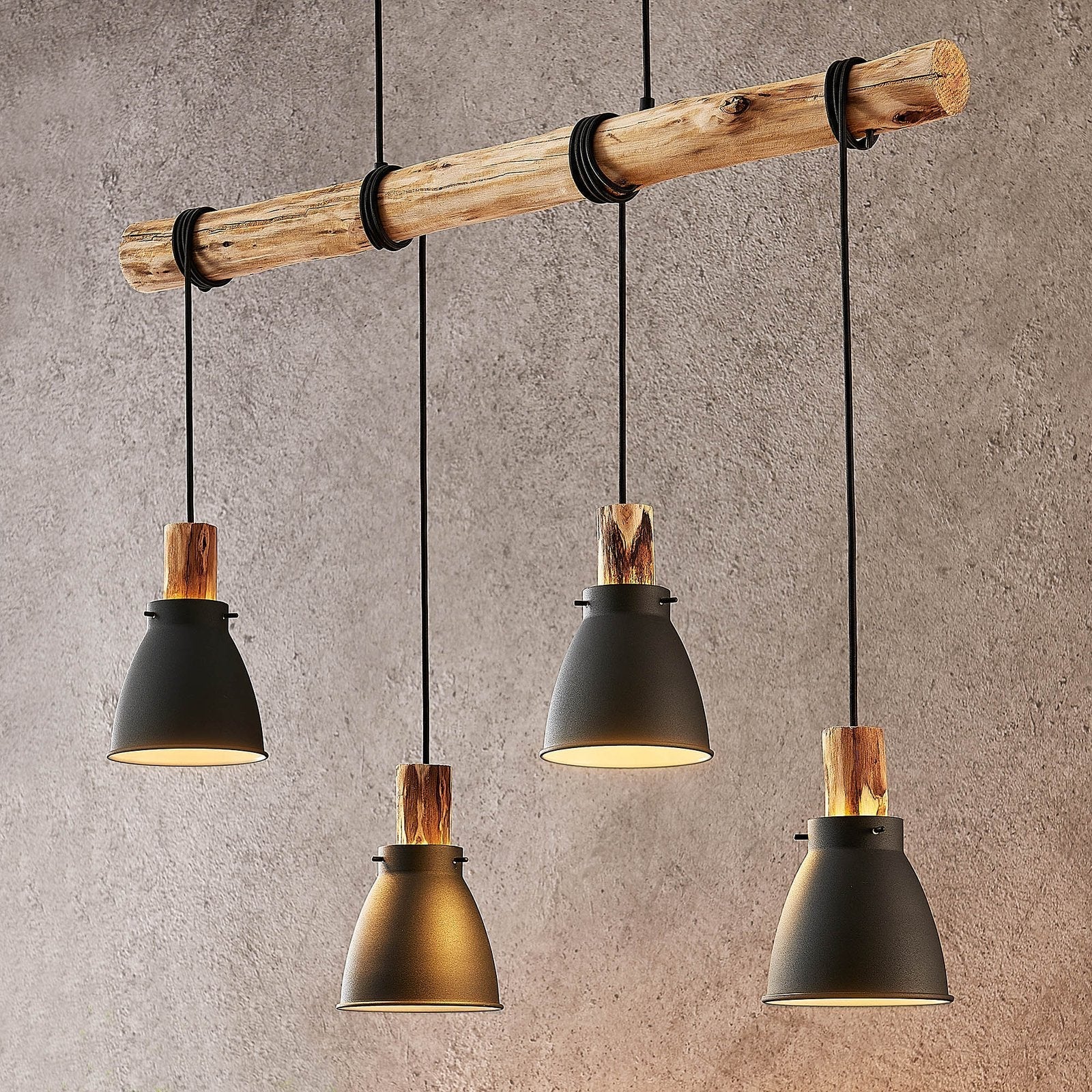 EucalyptusGlow | Elegant Rustic Kitchen Pendant Lighting Fixture 1