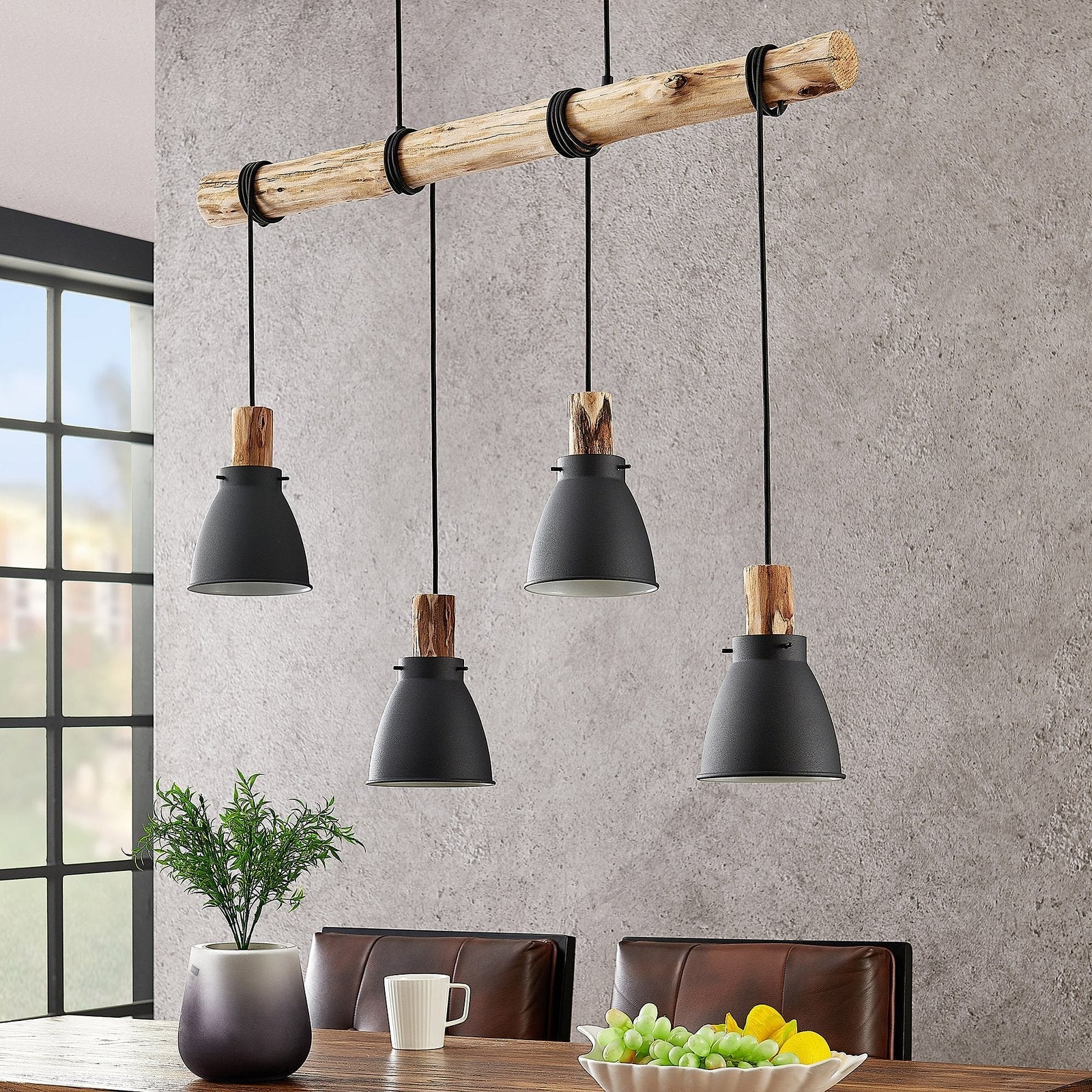EucalyptusGlow | Elegant Rustic Kitchen Pendant Lighting Fixture 2