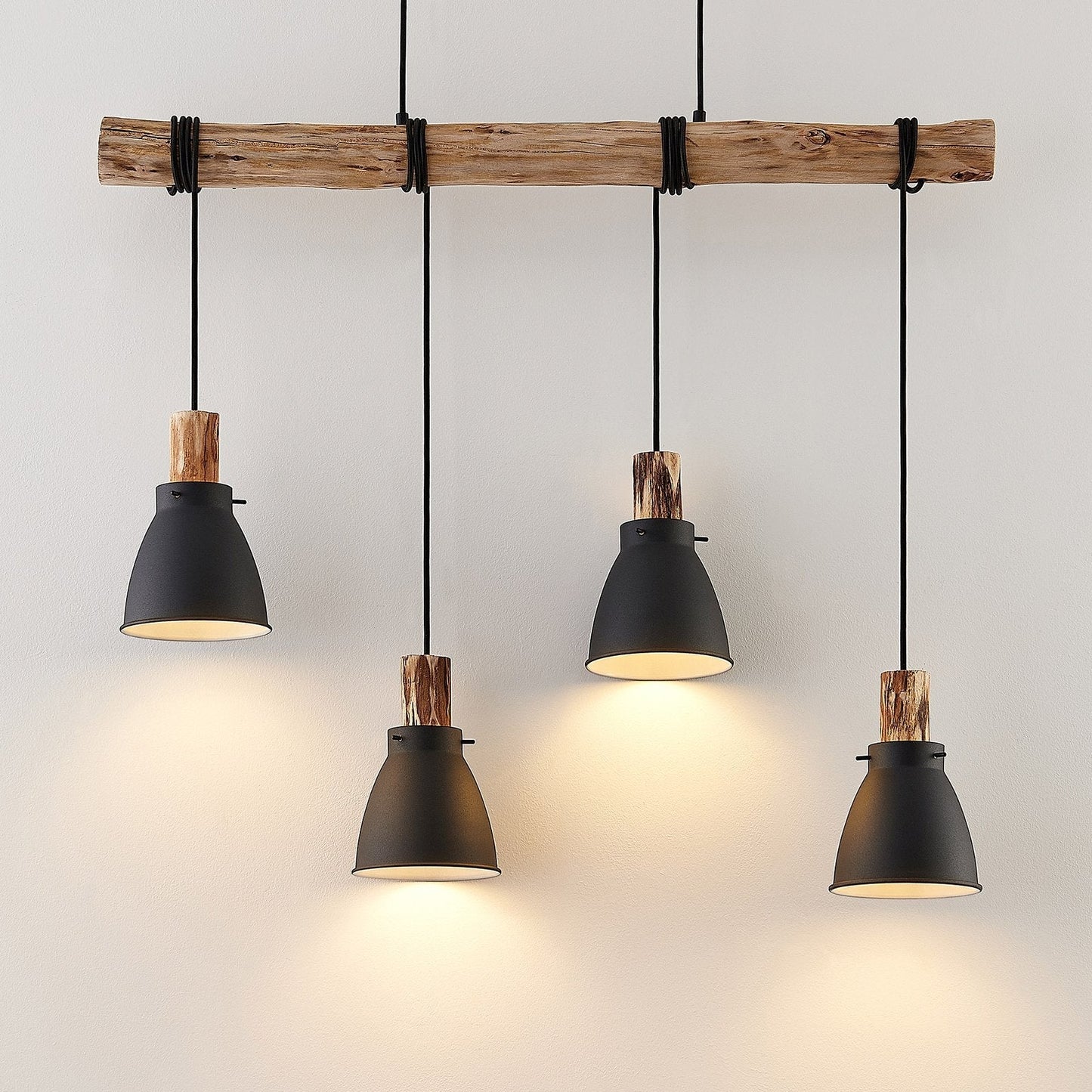 EucalyptusGlow | Elegant Rustic Kitchen Pendant Lighting Fixture 3