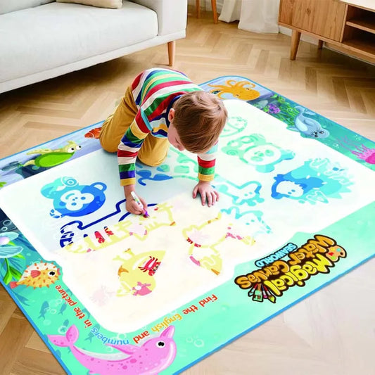 Extra Large Water Doodle Mat for Kids – Mess-Free Aqua Drawing Toy with Multiple Themes and Sizes 0