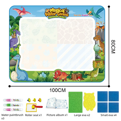 Extra Large Water Doodle Mat for Kids – Mess-Free Aqua Drawing Toy with Multiple Themes and Sizes 14