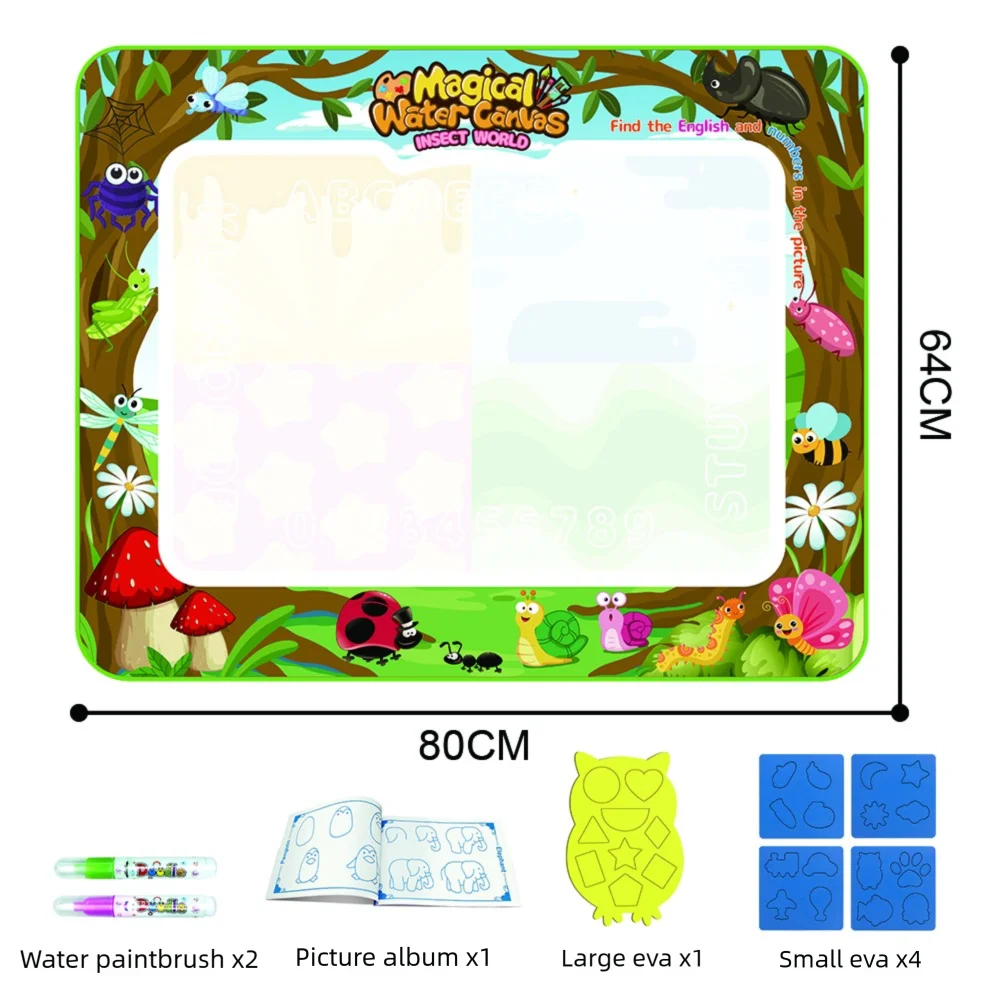 Extra Large Water Doodle Mat for Kids – Mess-Free Aqua Drawing Toy with Multiple Themes and Sizes 5