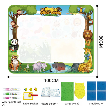 Extra Large Water Doodle Mat for Kids – Mess-Free Aqua Drawing Toy with Multiple Themes and Sizes 9