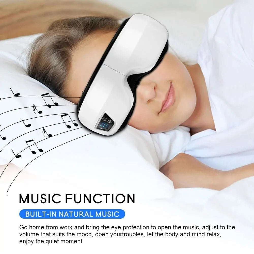 Eyeglow Smart 6D Eye Massager – Air, Heat & Vibration Massage with Bluetooth & Folding Function 4