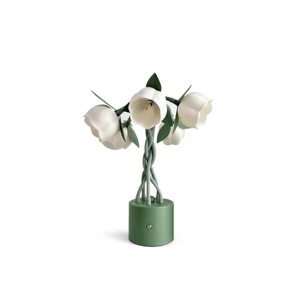 PetalAura – Lampada da Tavolo Floreale Scultorea