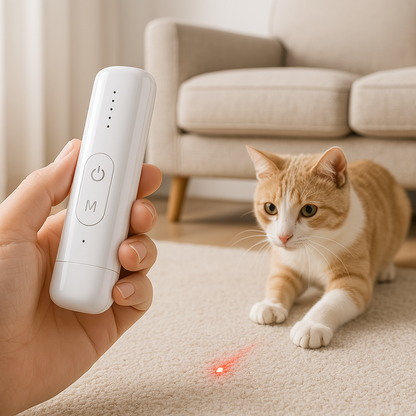 FelineBeam | Interactive Eco-Friendly Rechargeable Cat Laser Toy 0