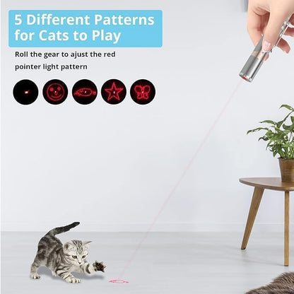 FelineBeam | Interactive Rechargeable Stainless Steel Cat Laser Toy 3