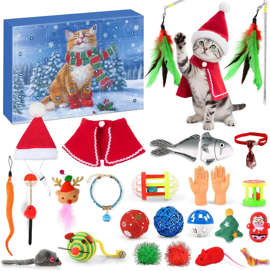 FelineFest | Engaging Interactive Cat Advent Calendar with Toys 0