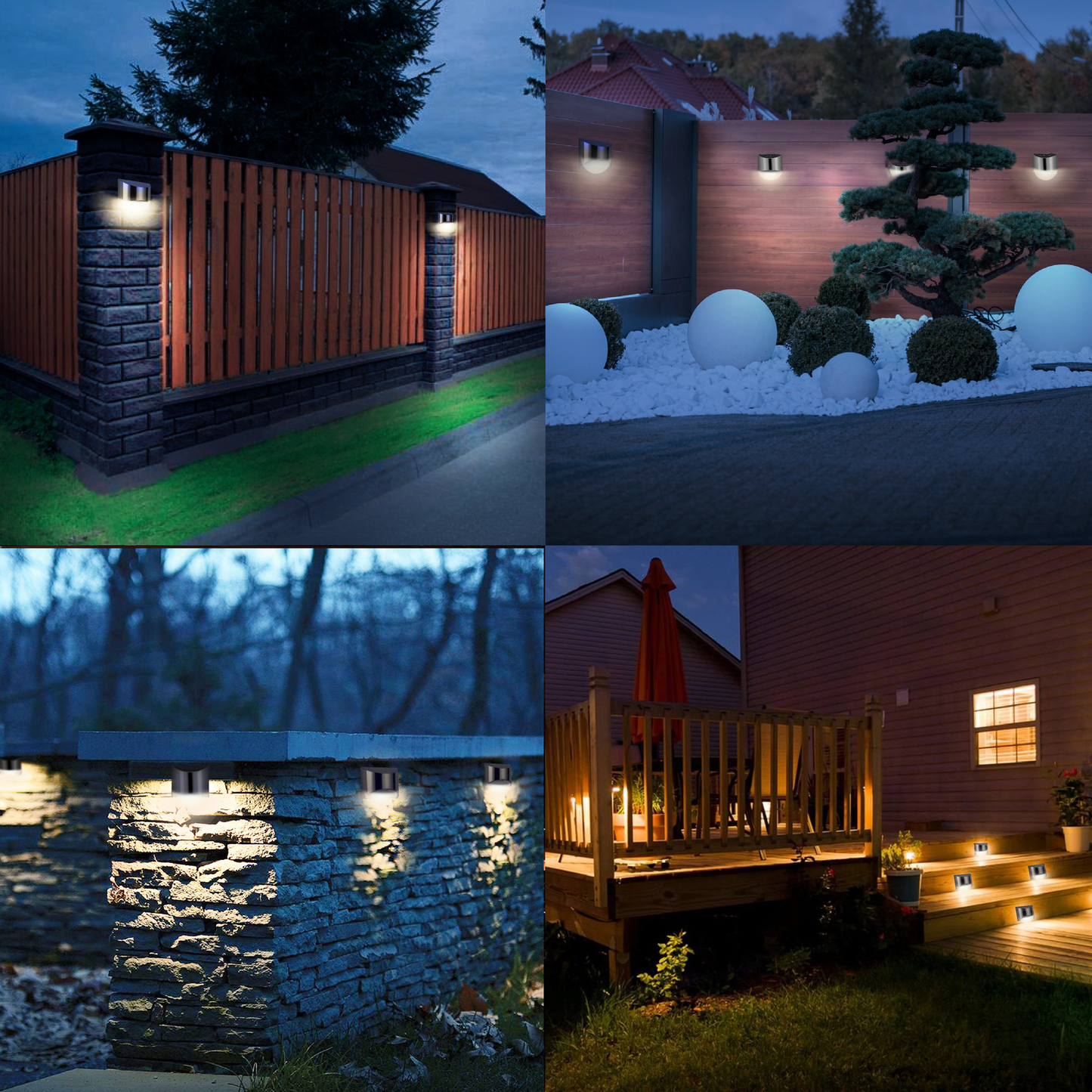 EcoLume – Solar-Powered LED Wall Lights for Garden & Backyard