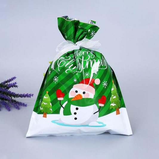 FestiWrap | Vibrant Reusable Foil Christmas Gift Bags Set for Easy Wrapping 0