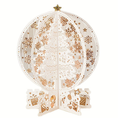 FestivaTree | Elegant 3D Pop-Up Holiday Card with Stunning Tree Display 2