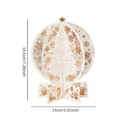 FestivaTree | Elegant 3D Pop-Up Holiday Card with Stunning Tree Display 3