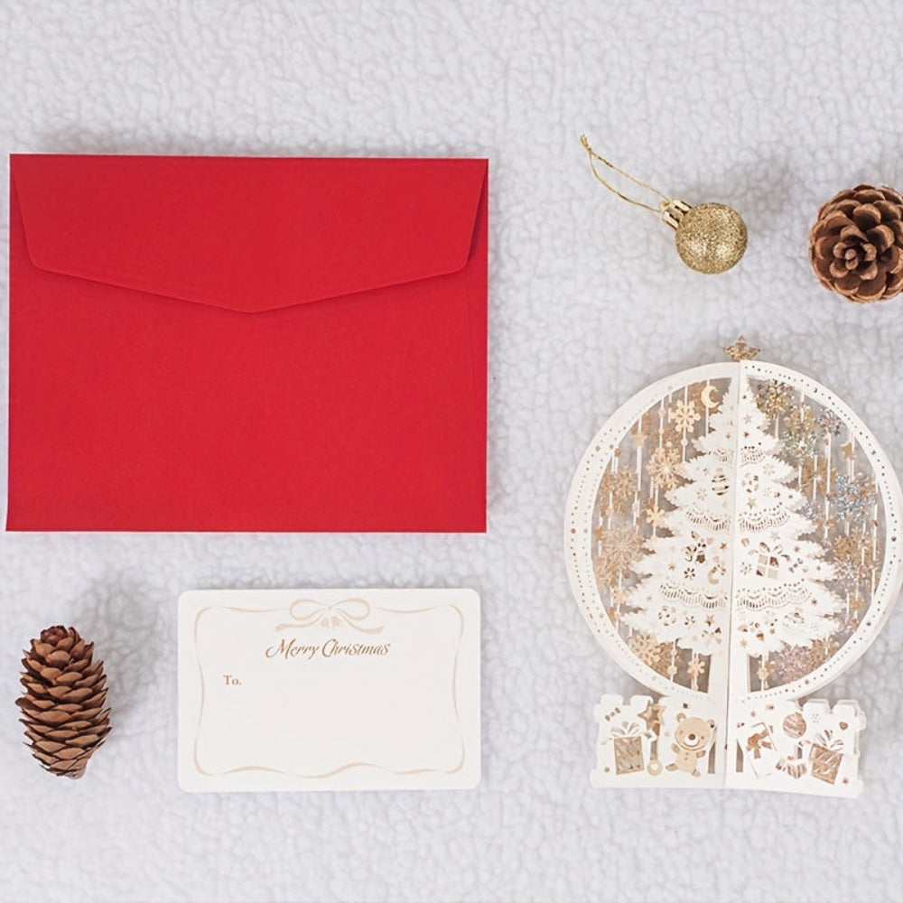 FestivaTree | Elegant 3D Pop-Up Holiday Card with Stunning Tree Display 5