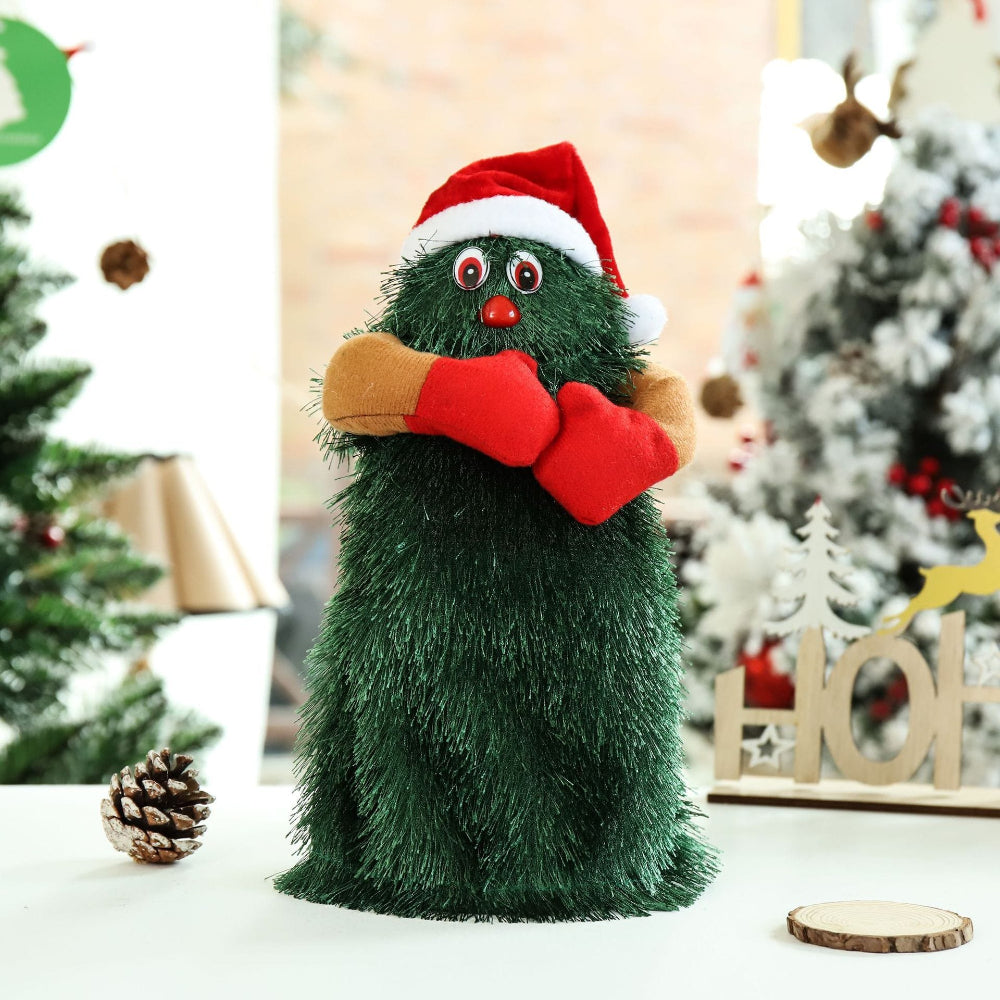 FestivePlush | Lively Animated Musical Christmas Tree Decoration Toy 0