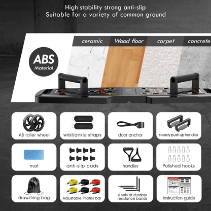 Fitflex – Compact fitness set for strength training and full-body workout at home 3