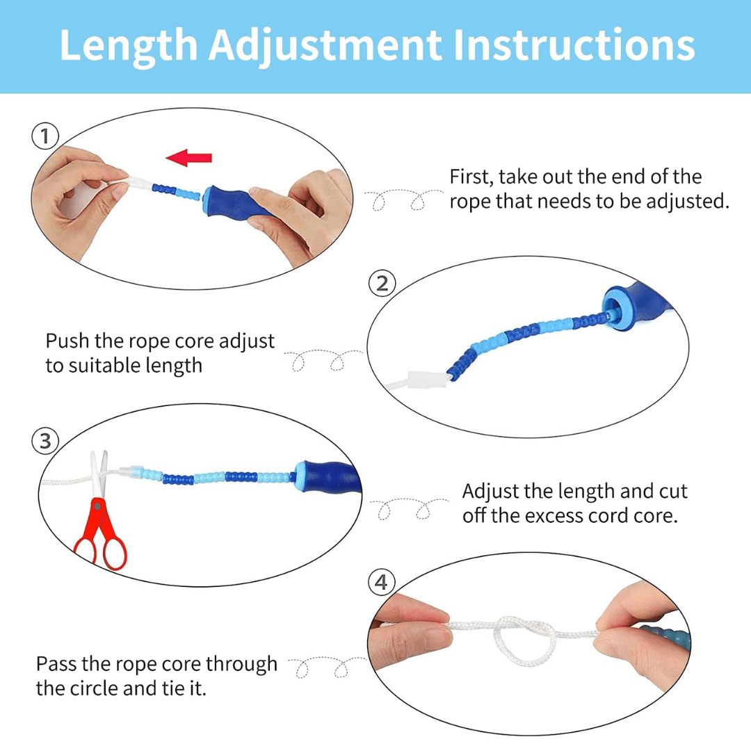 Flexirope – Adjustable beaded skipping rope for cardio and endurance training 5