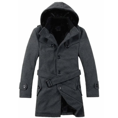Floris | Men's hooded trench coat 2