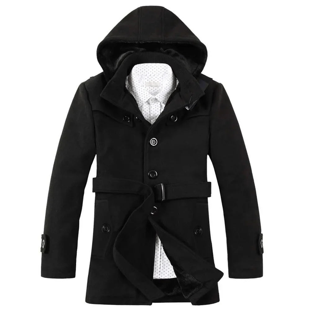 Floris | Men's hooded trench coat 4