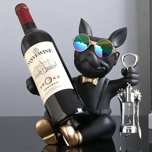 VinoPup - Encantador Soporte para Vino de Perro