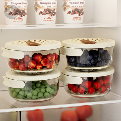 FreshKeeper | Innovative Space-Saving Food Storage Container Set 5