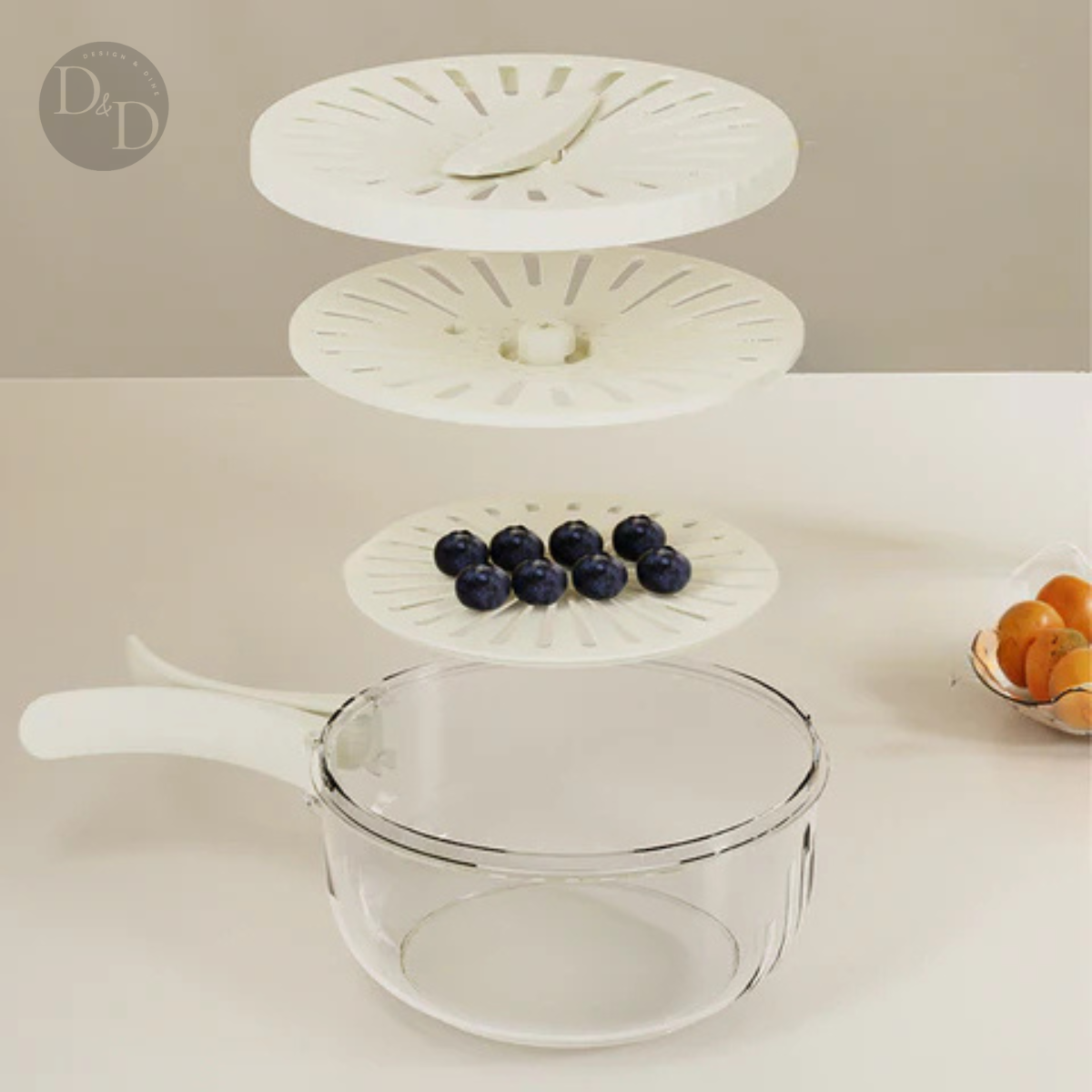 FreshKeeper | Innovative Space-Saving Food Storage Container Set 6