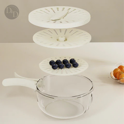 FreshKeeper | Innovative Space-Saving Food Storage Container Set 6