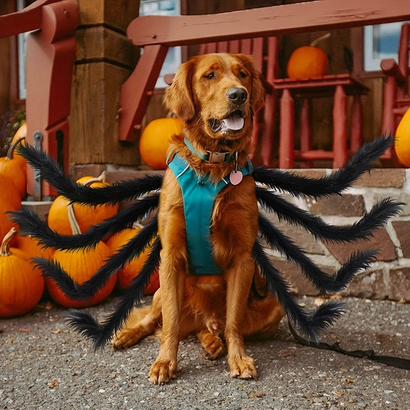 Funny Furry Dog Halloween Costume | Spider Design 2