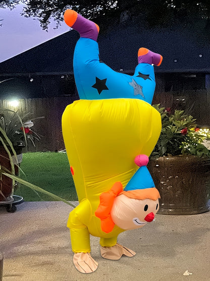 Funny Inflatable Halloween Clown Costume | Adult Blow Up Suit 2