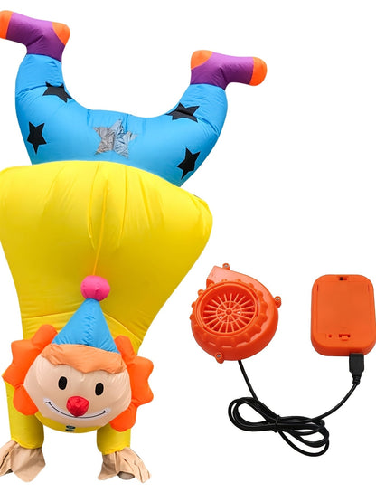 Funny Inflatable Halloween Clown Costume | Adult Blow Up Suit 4