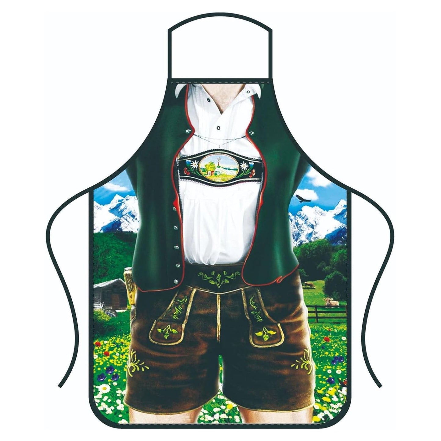 Funny Oktoberfest aprons – traditional costume look | Perfect for couples with a sense of humor 4